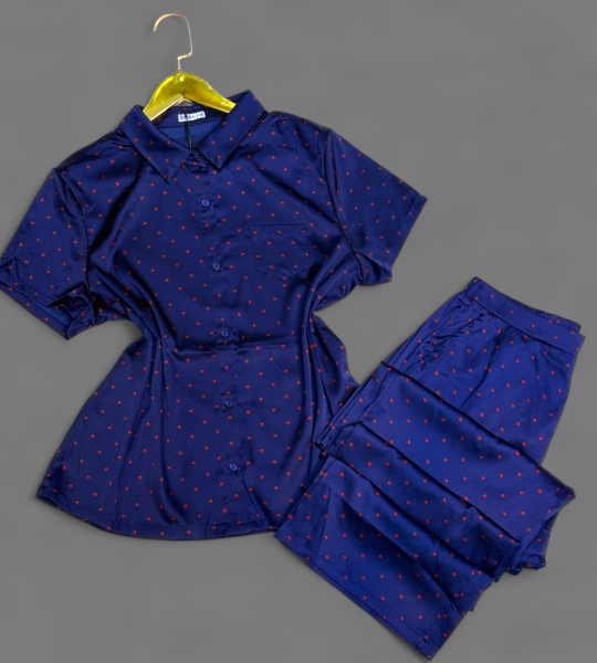Pyjama Satiné TRESS à Pois