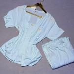 Ensemble Pyjama 3 Pièces "Douceur Pastelle"